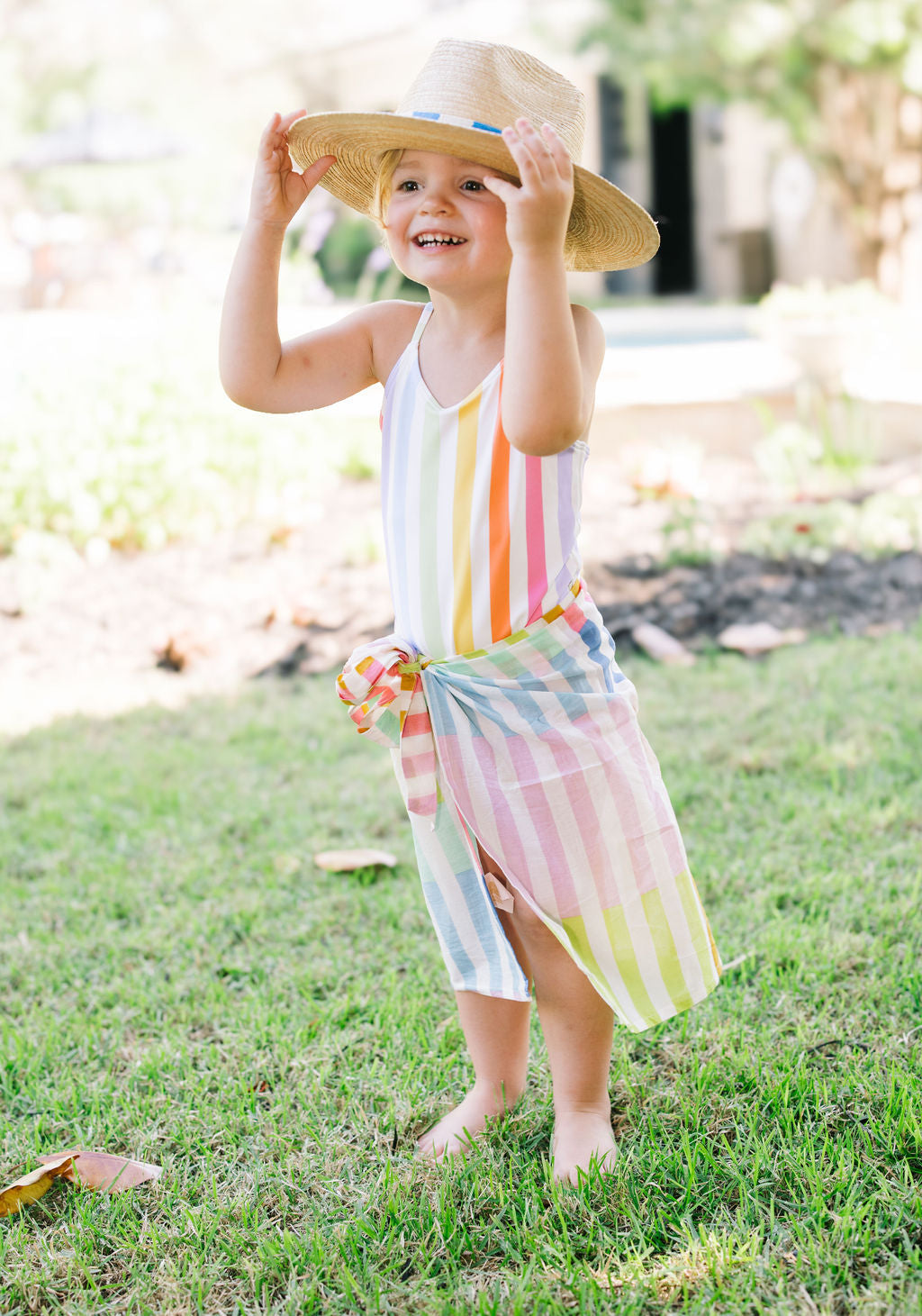 Rainbow Stripe Kids Sarong